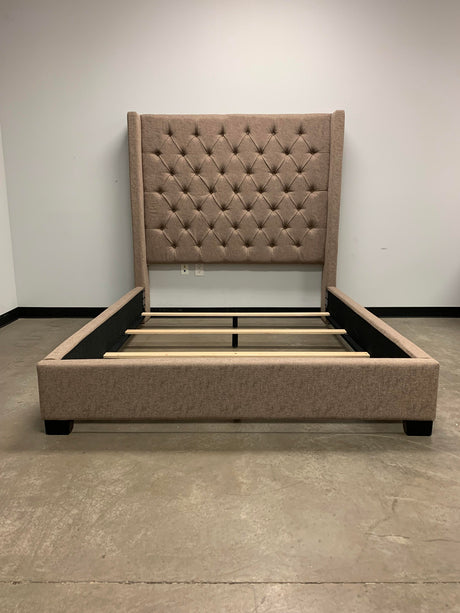 NEIL Brown Tufted Bed