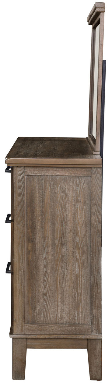 NELA Vintage 65" Wide Dresser & Mirror