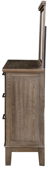 NELA Vintage 65" Wide Dresser & Mirror