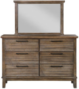 NELA Vintage 65" Wide Dresser & Mirror