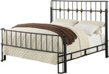 Marla Black Metal Bed