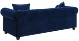 ISADORA Navy Blue Sofa & Loveseat