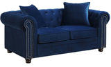 ISADORA Navy Blue Sofa & Loveseat