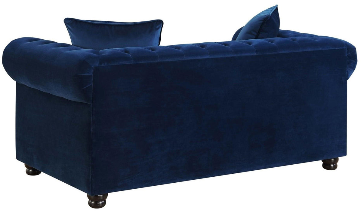 ISADORA Navy Blue Sofa & Loveseat