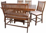 New Rich Oak 6-PC Counter Height Set