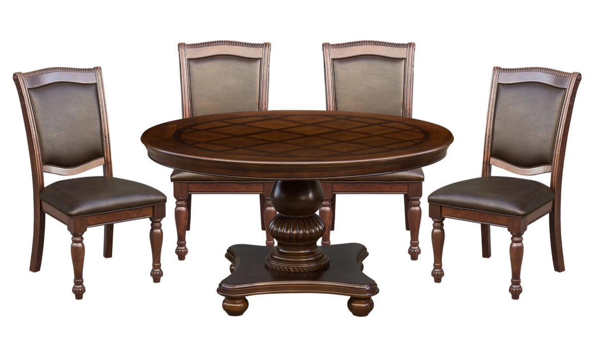 KERRY Cherry 5 Piece Dining Set