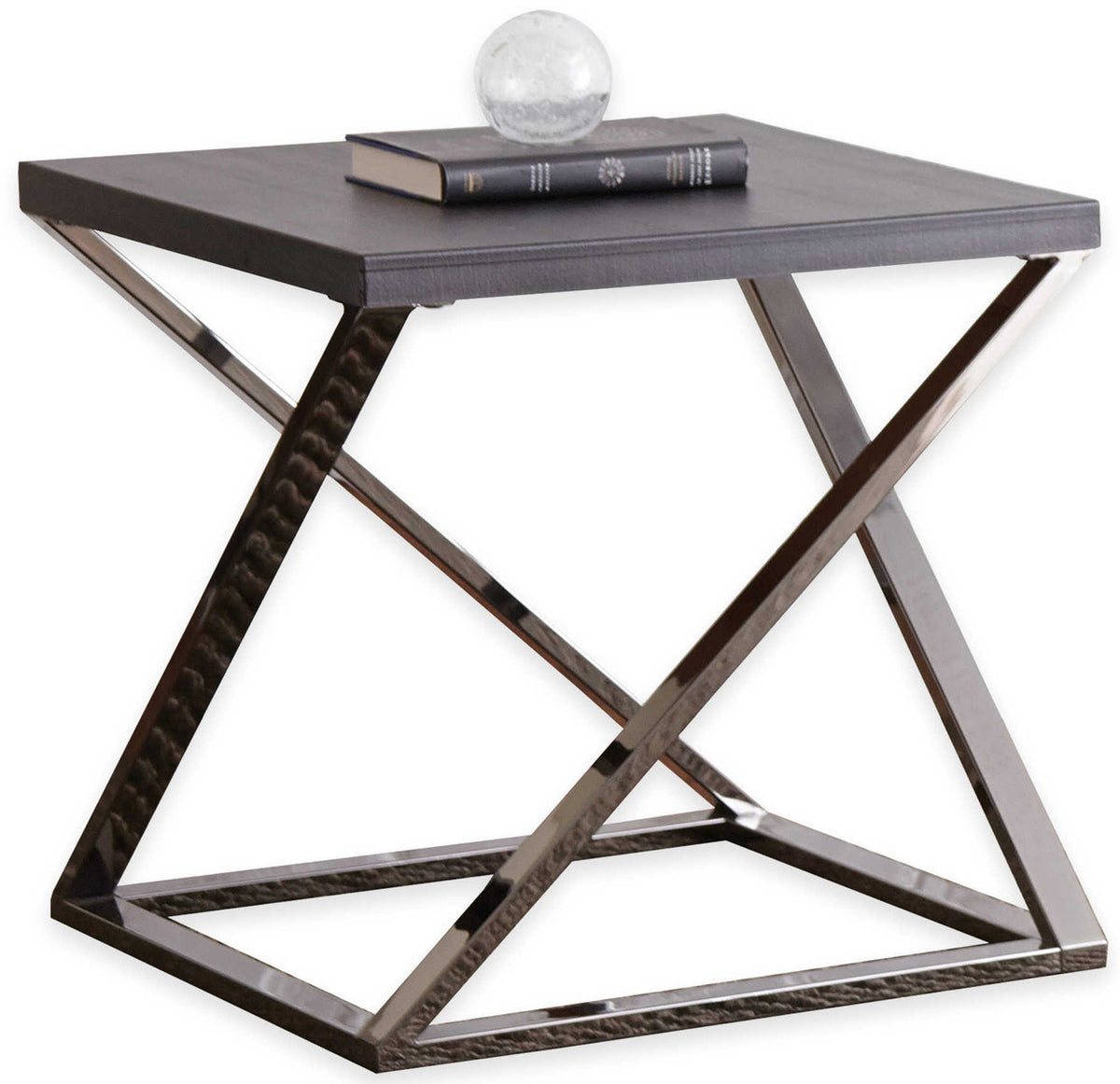 BRONX Black Nickel 3-PC End Tables