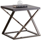 BRONX Black Nickel 3-PC End Tables