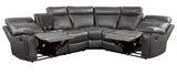 Anais Grey Reclining Sectional