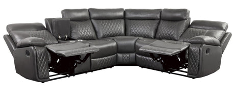 Anais Grey Reclining Sectional
