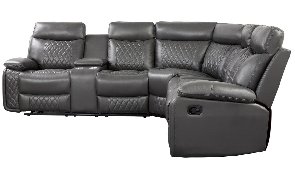 Anais Grey Reclining Sectional