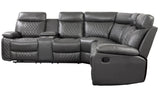 Anais Grey Reclining Sectional