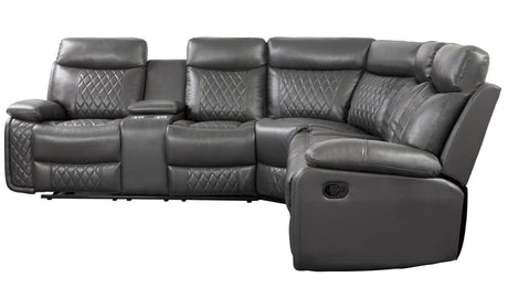Anais Grey Reclining Sectional