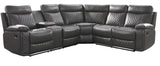Anais Grey Reclining Sectional