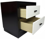 Johnny Black & White Nightstand