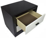 Johnny Black & White Nightstand