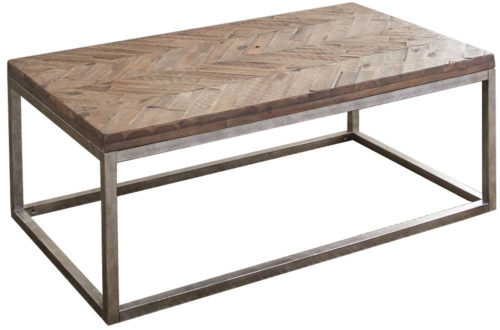 Kaine Distressed Natural Honey Coffee Table