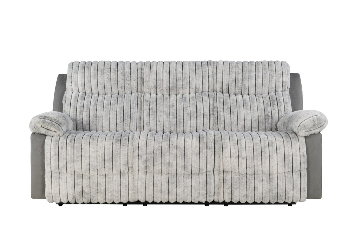Rosa Grey Fabric Reclining Sofa & Loveseat