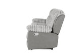 Rosa Grey Fabric Reclining Sofa & Loveseat