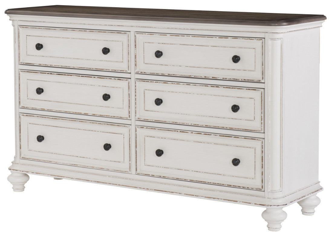 JACKSON Antique White Bedroom Set