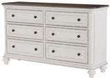 JACKSON Antique White Bedroom Set