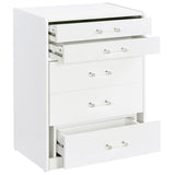 Noir White 24" Vanity & Stool Set