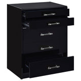 Noir Black 24" Vanity & Stool Set Black