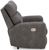 NORA Gray Power Oversized 47" Wide Recliner