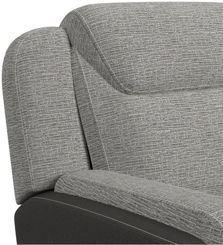 NOUR Gray Fabric Reclining Sofa
