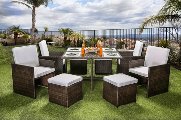 Jason 9 Piece Patio Dining Set