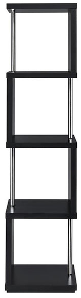 PARKER Black 16" Wide Bookshelf