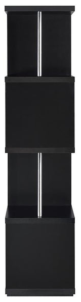 PARKER Black 16" Wide Bookshelf