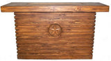 Rustic Brown Star Bar Table 2-PC Set