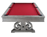 STABLES Silver Distressed 7-FT Dining Table With Pool Table
