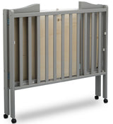 Portababy Grey Crib With Mattress
