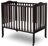 Portababy Dark Brown Crib With Mattress