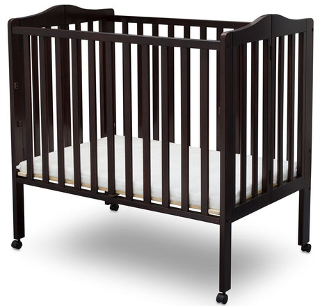 Portababy Dark Brown Crib With Mattress