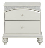 PRECIOUS Platinum 26" Wide Nightstand