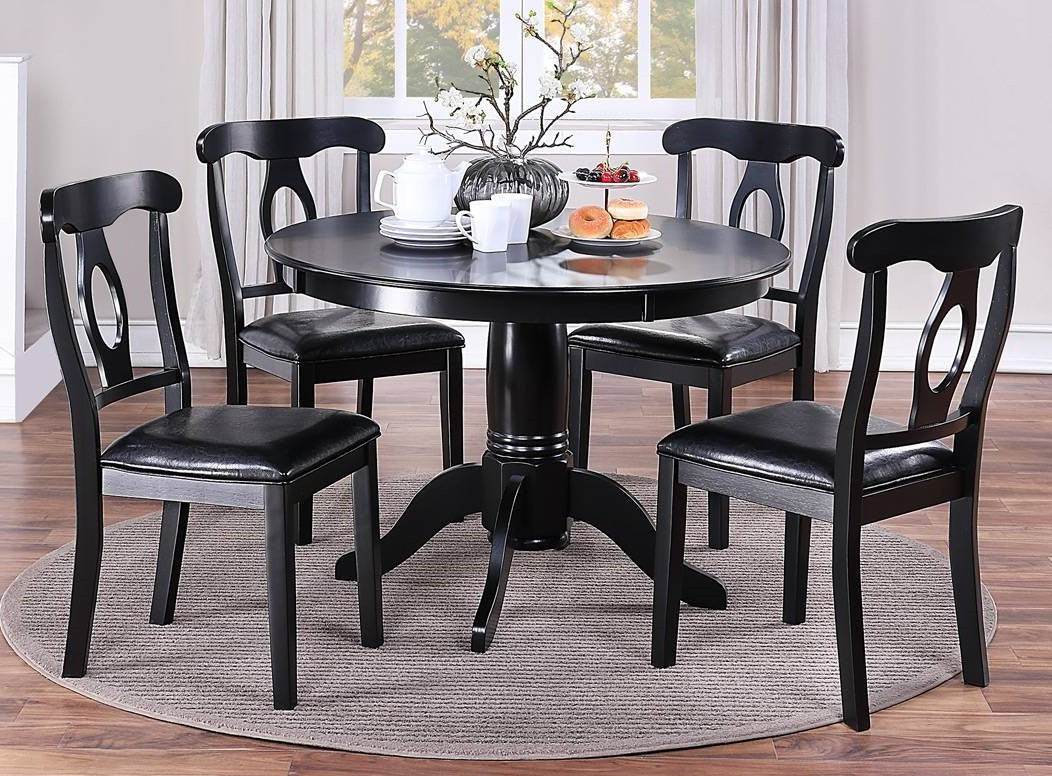 RAY Black 5 Piece Dining Set