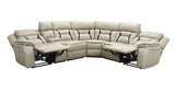 Pegasus Beige 6-PC Powered Reclining Sectional With USB