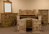 RIGGINS Light Brown Bedroom Set