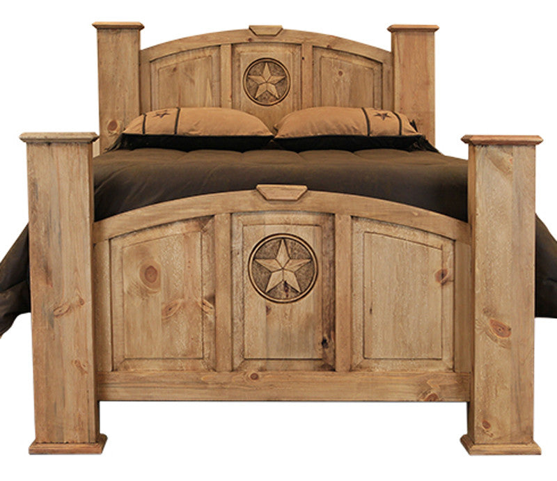 RIGGINS Light Brown Bedroom Set