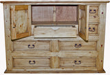 Riggins Light Brown Dresser & Mirror