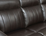 RONAN Top-Grain Leather Power Sofa & Loveseat