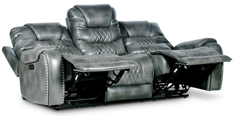 Rover Grey Powered Reclining Sofa