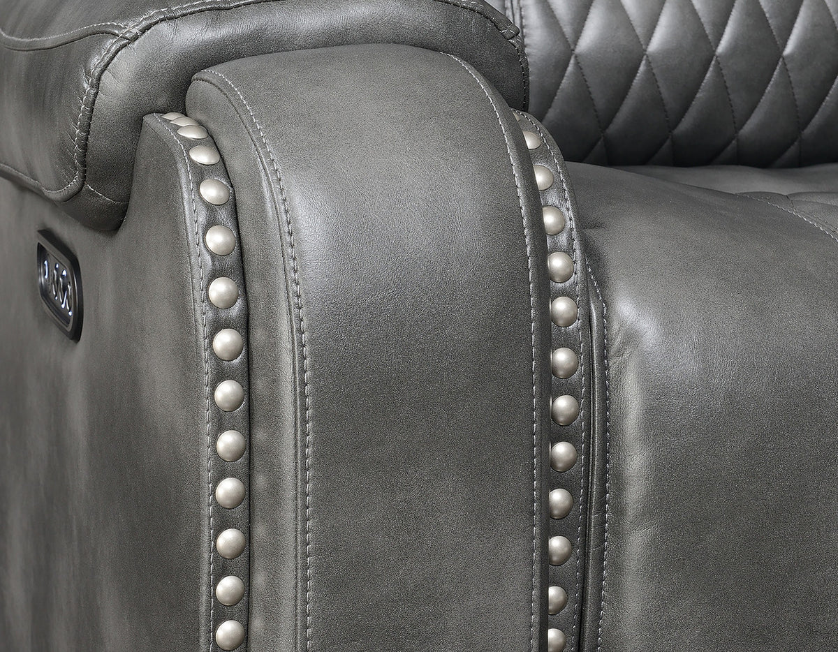 Rover Grey Powered Reclining Sofa