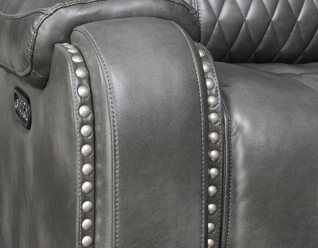 Rover Grey Powered Reclining Sofa