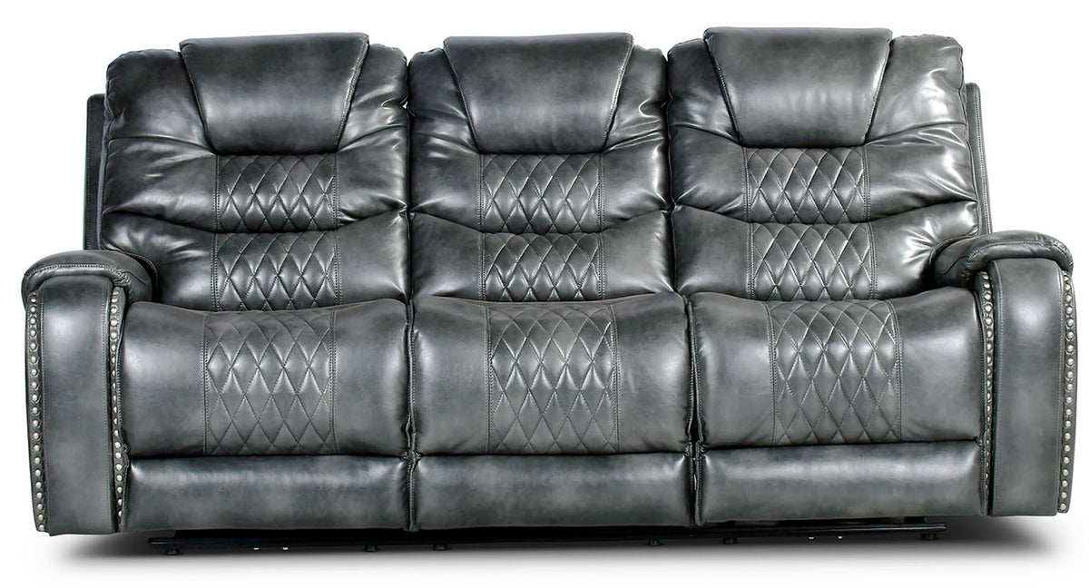 ROVER Grey Powered Reclining Sofa & Loveseat