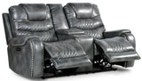 Rover Grey Powered Reclining Loveseat