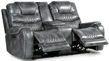 ROVER Grey Powered Reclining Sofa & Loveseat